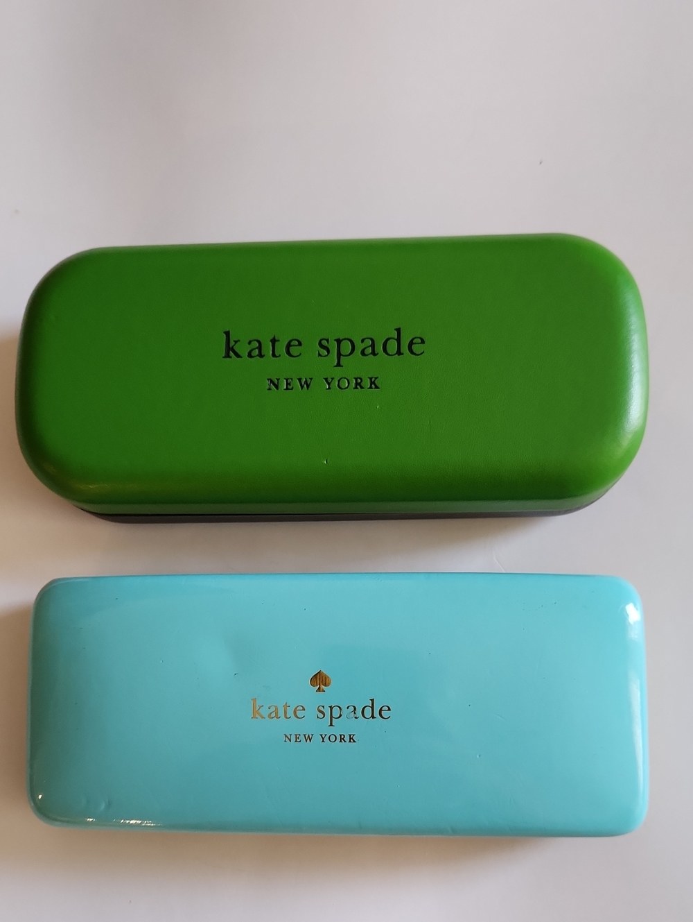 kate spade Green and Light Blue Eyewear Case Duo